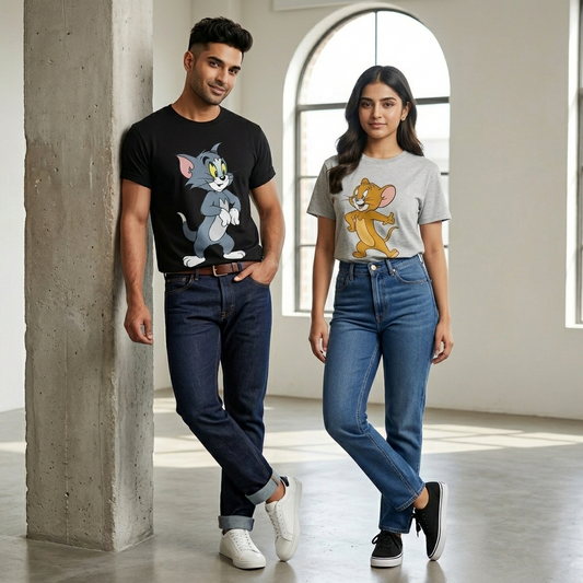 Tom and Jerry couple T shirt