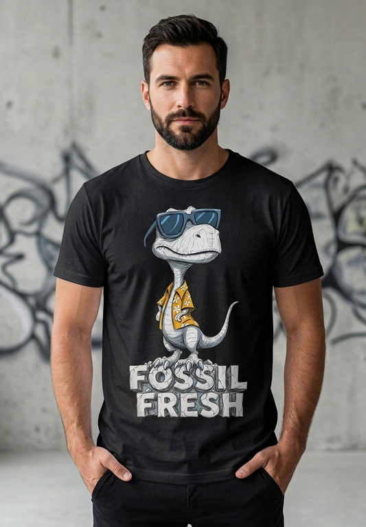 Fossil Fresh Graphic T-Shirt – Cotton Casual Wear India