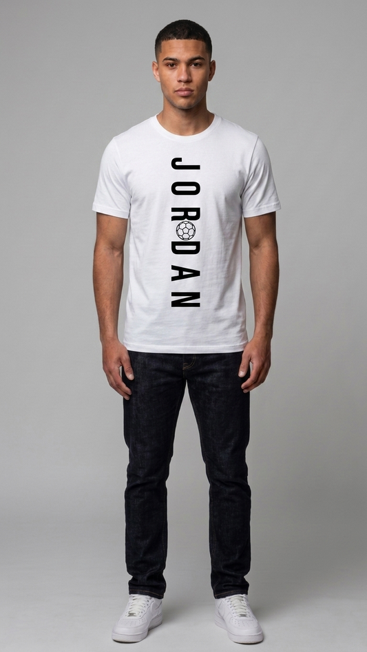 Jordan Men's Graphic Round Neck Half Sleeve cotton T-Shirt
