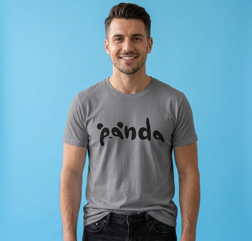 Panda printed t shirt for men and boys